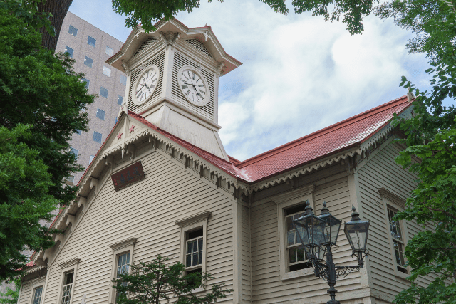 北海道の札幌時計台